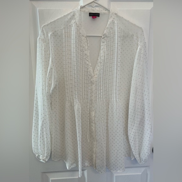 Vince Camuto Women’s Pleated Blouse, Size XS NWT - Picture 8 of 9